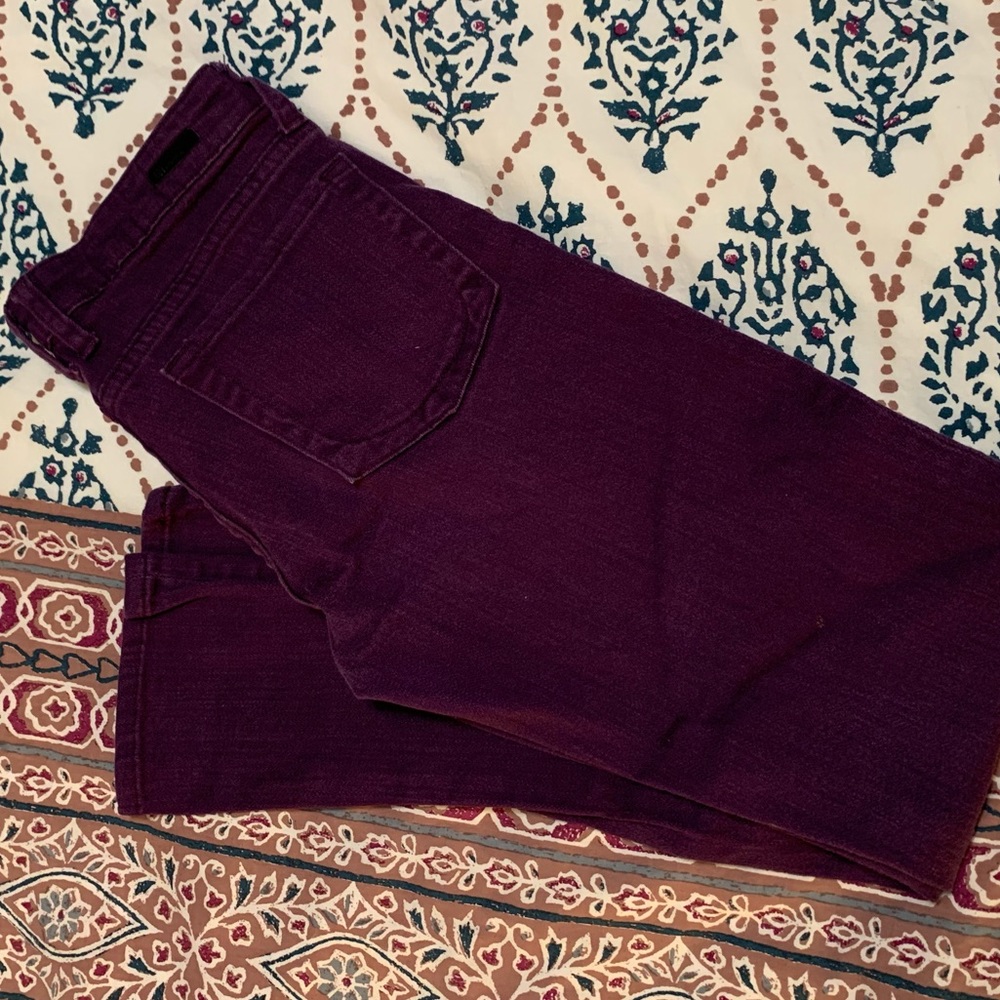 purple stretch skinnies